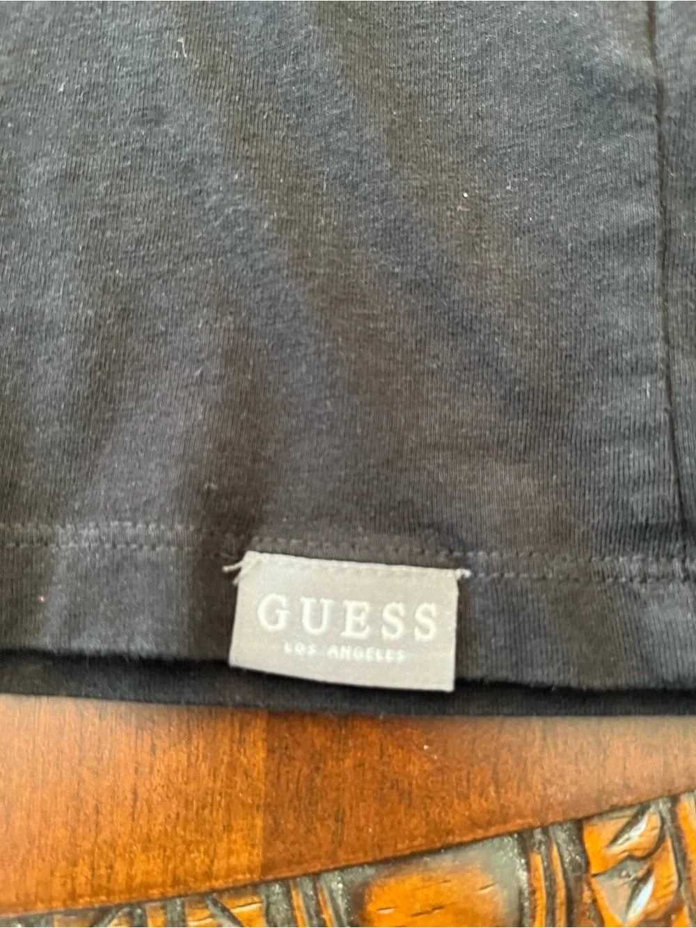 GUESS men’s Black Graphic Comic Panel Tee - Picture 4 of 9
